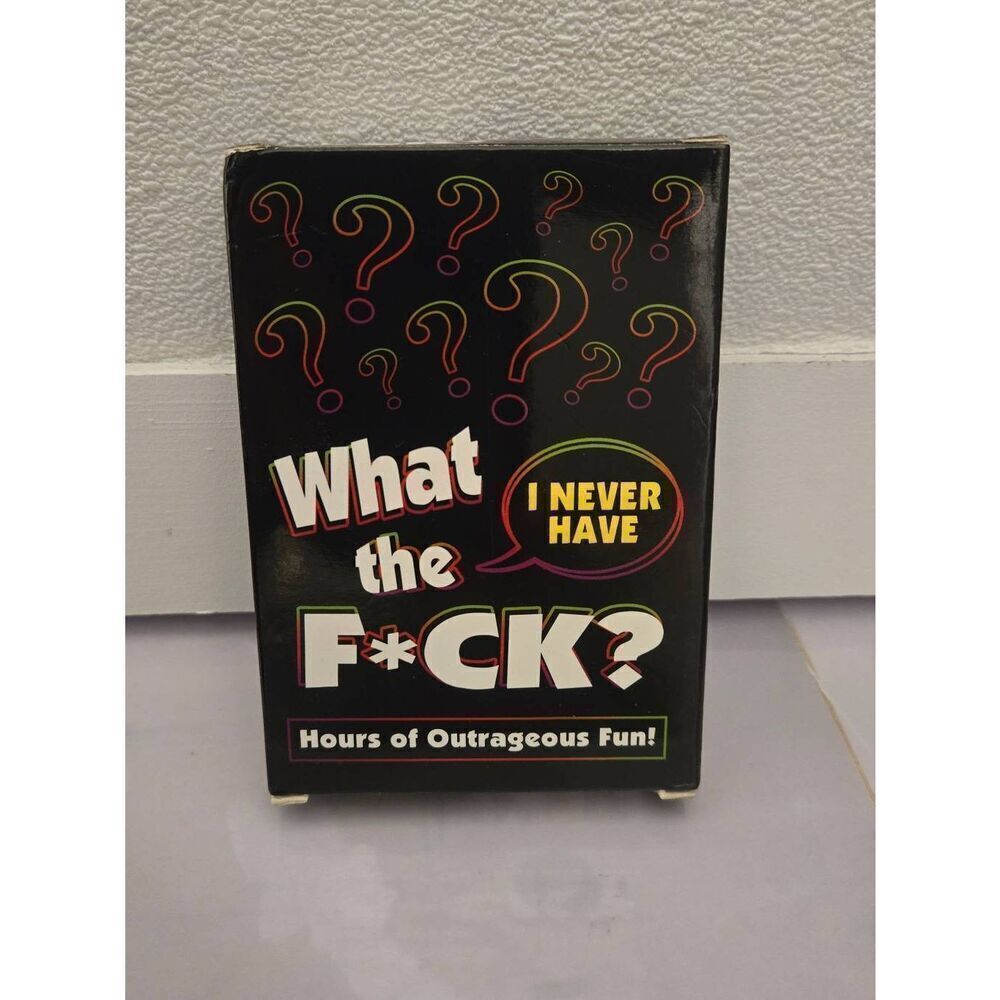What The F*ck I Never Have Card Game